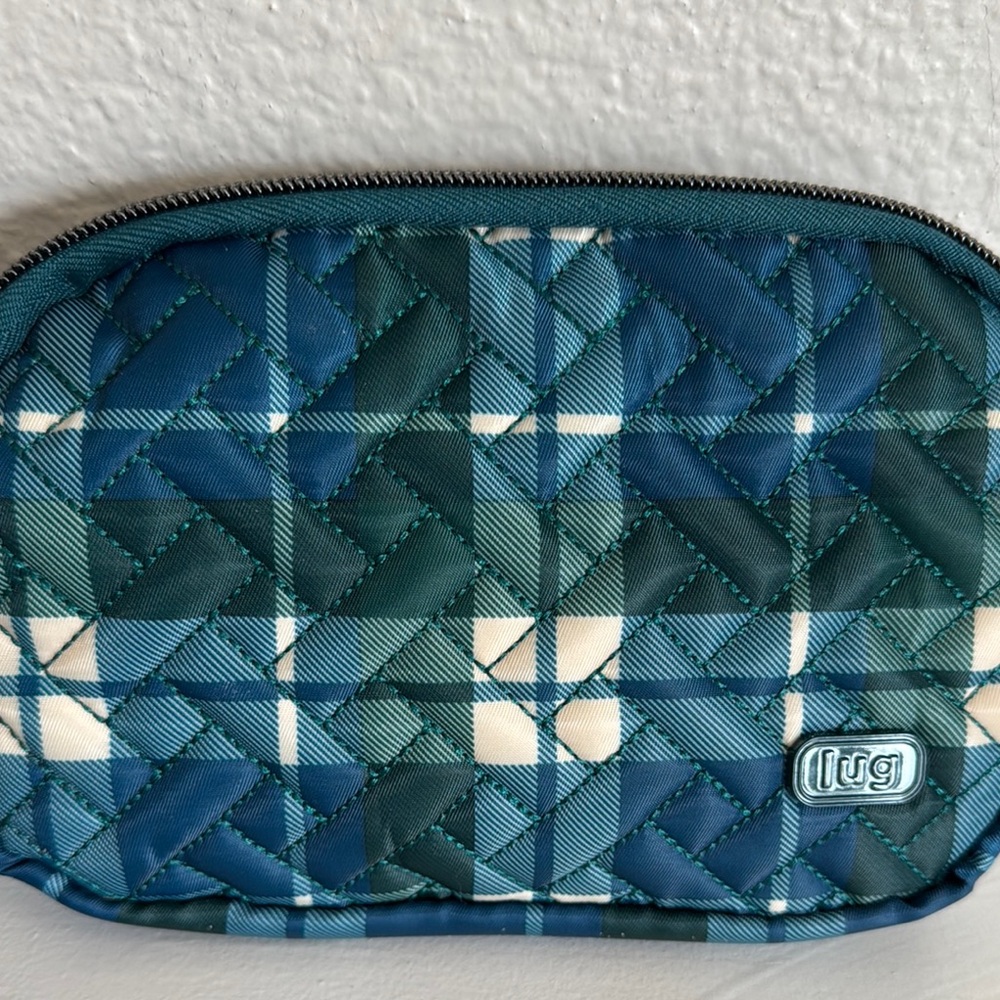 NWOT LUG Mini Convertible Hip Pouch - Coupe in Flannel Plaid Navy - Picture 12 of 12
